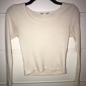 Ribbed crop top